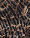 Leopard Paillette Braun
