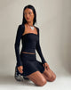 Bild von Orla Micro Mini Rib Rock in Schwarz