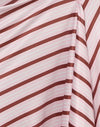 Diagonalstreifen Rosa