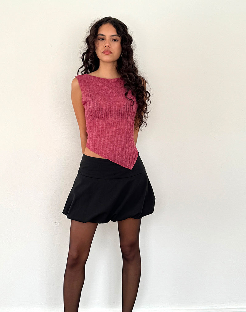 Bild von Etta Vest Top in Burgundy