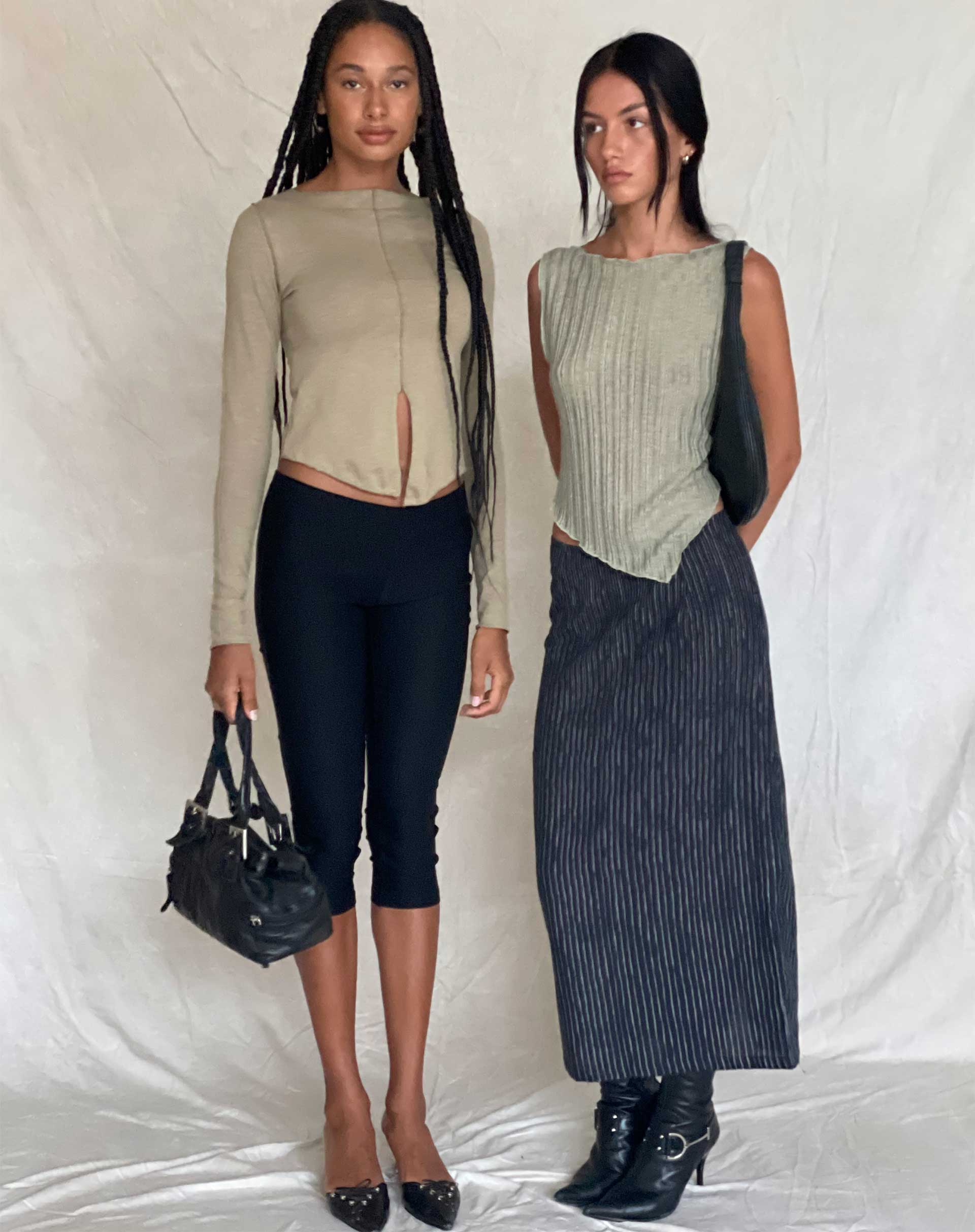 Bild von Etta Knitted Vest Top in Sage