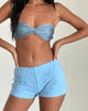 Image of Eunia Shorts aus Hibiskusfrottee Hellblau