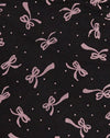 Mesh Ditsy Ribbon Dusty Pink Flock