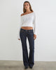 Bild von Extra Low Rise Flare Jeans in Indigo