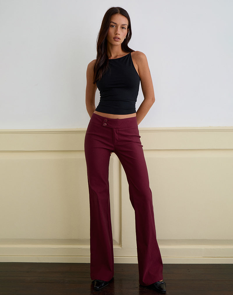 Bild der Falita Hose in Tailoring Burgundy