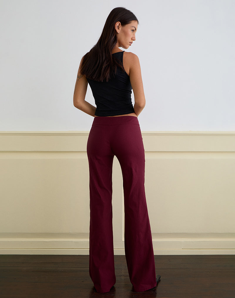 Bild der Falita Hose in Tailoring Burgundy