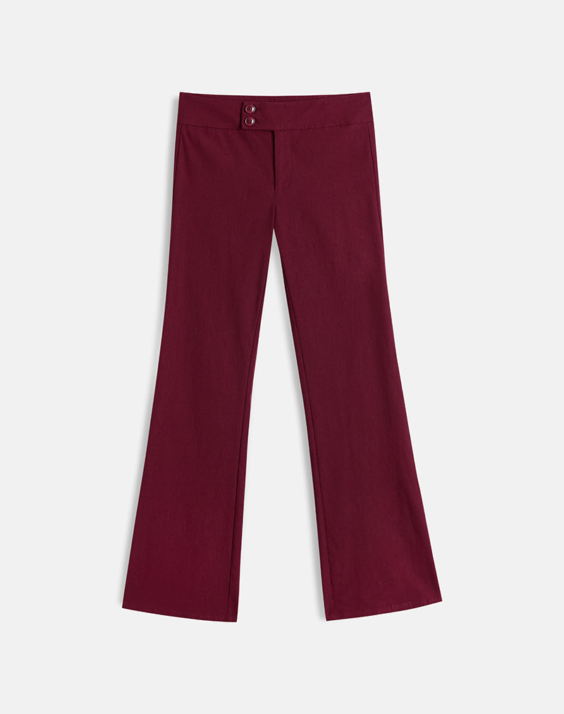 Bild der Falita Hose in Tailoring Burgundy