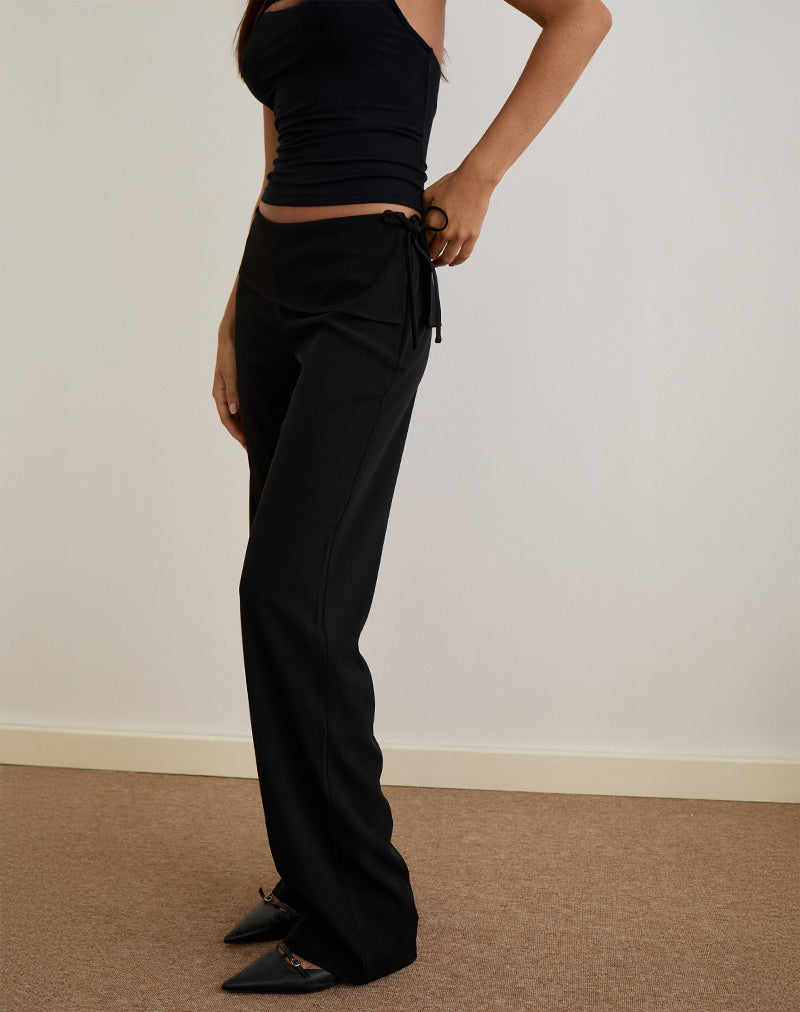 Image of Faria Hose in Tailoring Schwarz