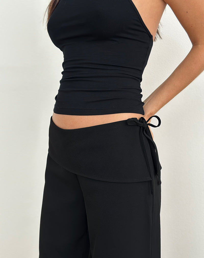 Image of Faria Hose in Tailoring Schwarz
