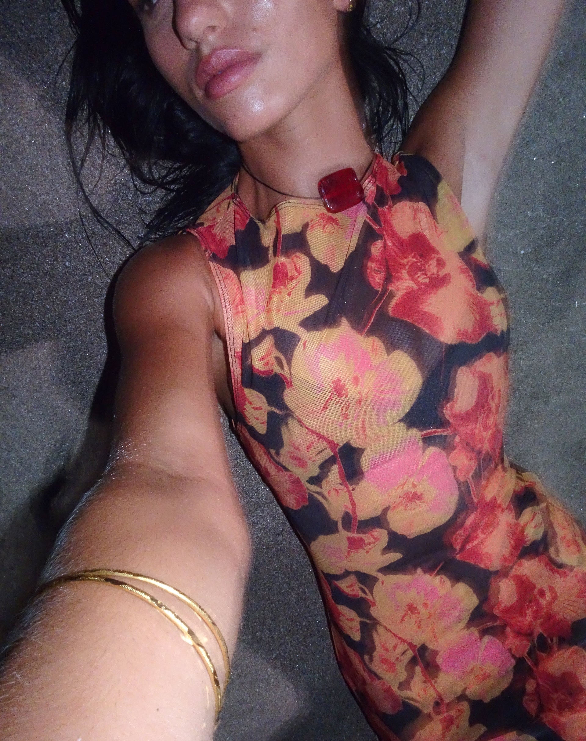 Bild von Farsha Maxikleid in Orchid Sunset