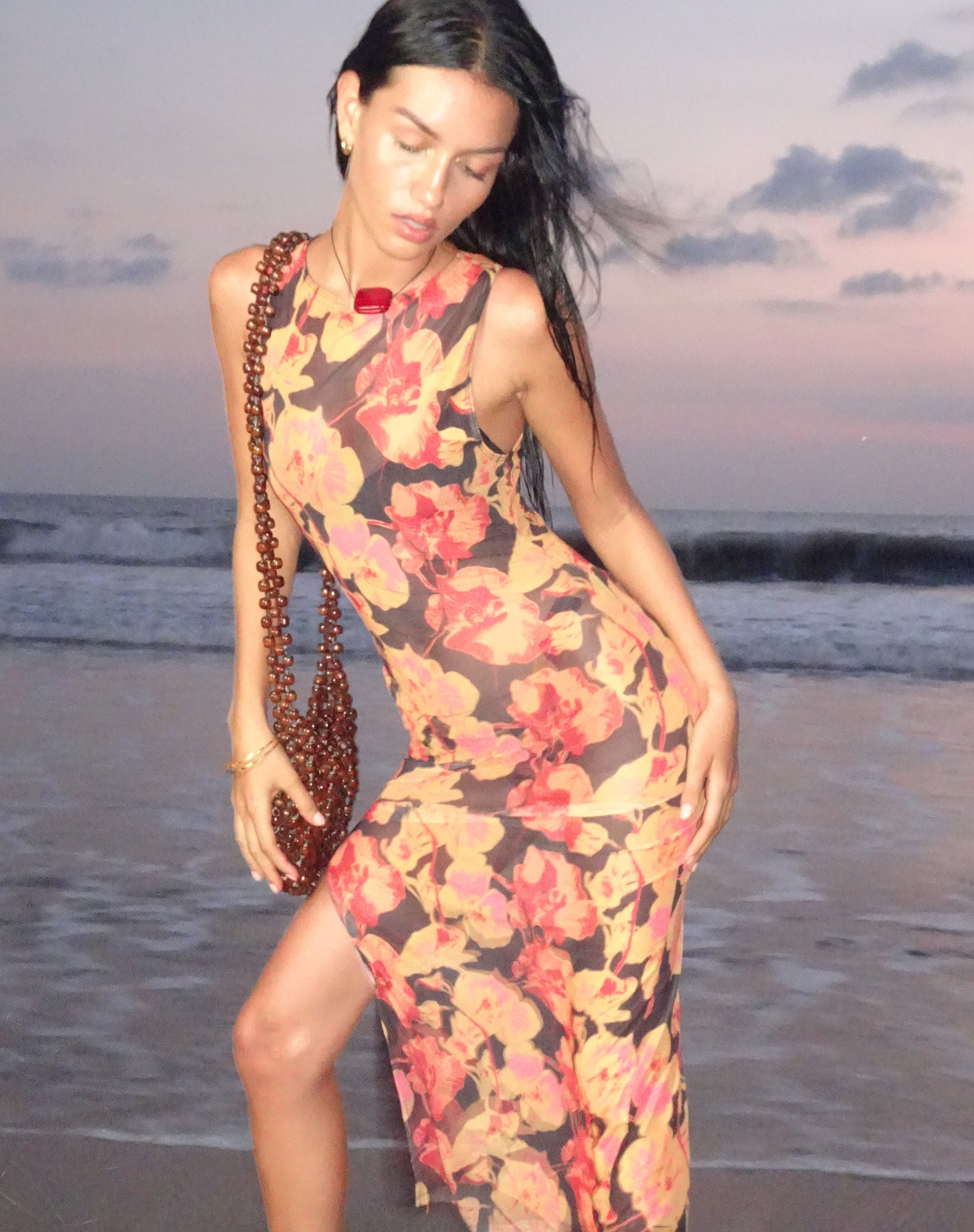 Bild von Farsha Maxikleid in Orchid Sunset