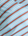 Diagonal gestreift Hellblau