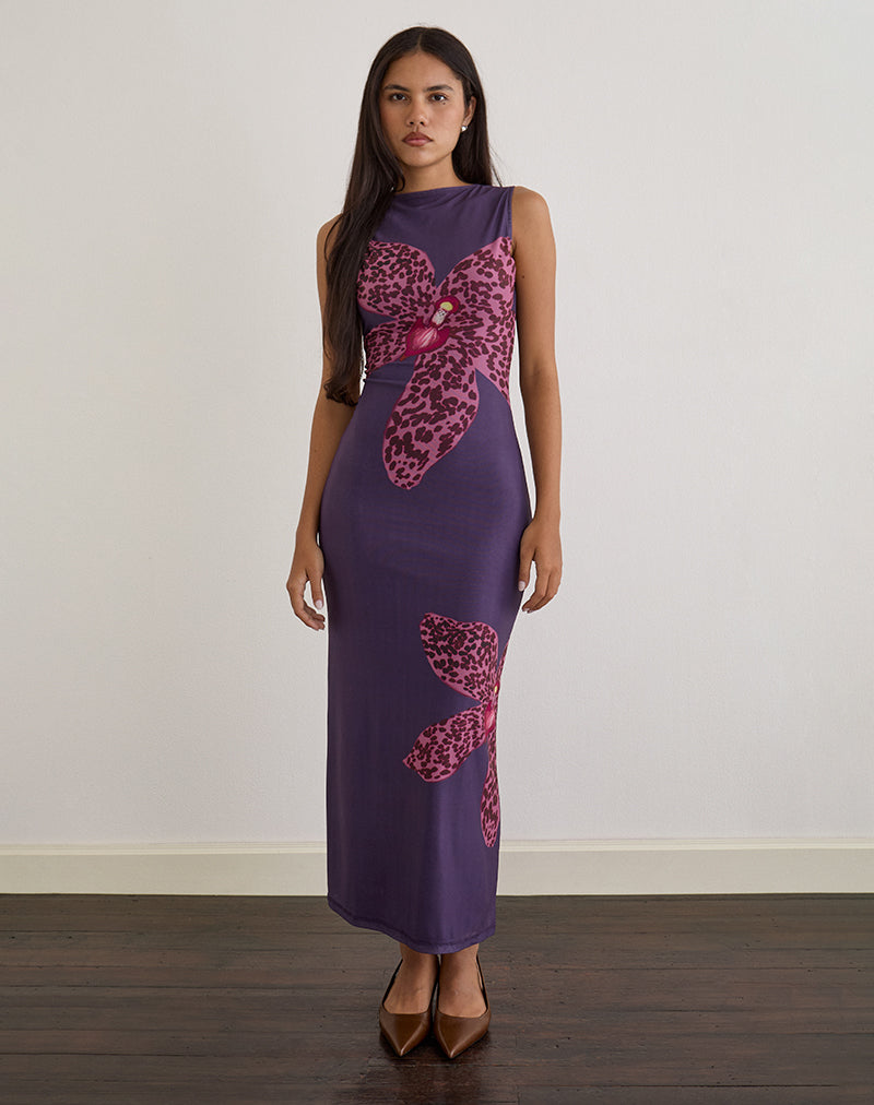 Image of Fayola Maxi Dress in Vibrant Orchid Purple