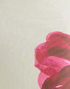 Creme mit roter Aquarellblume