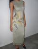Image of Fayola Bedrucktes Maxikleid in Gelb Lily Print