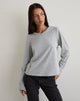 Image of Feman Top aus Jersey Grau meliert