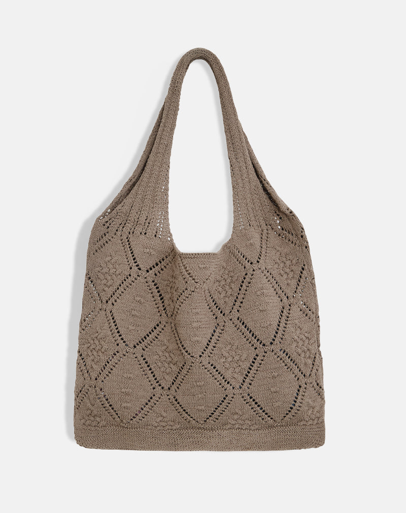 Fika Häkeltasche in Braun