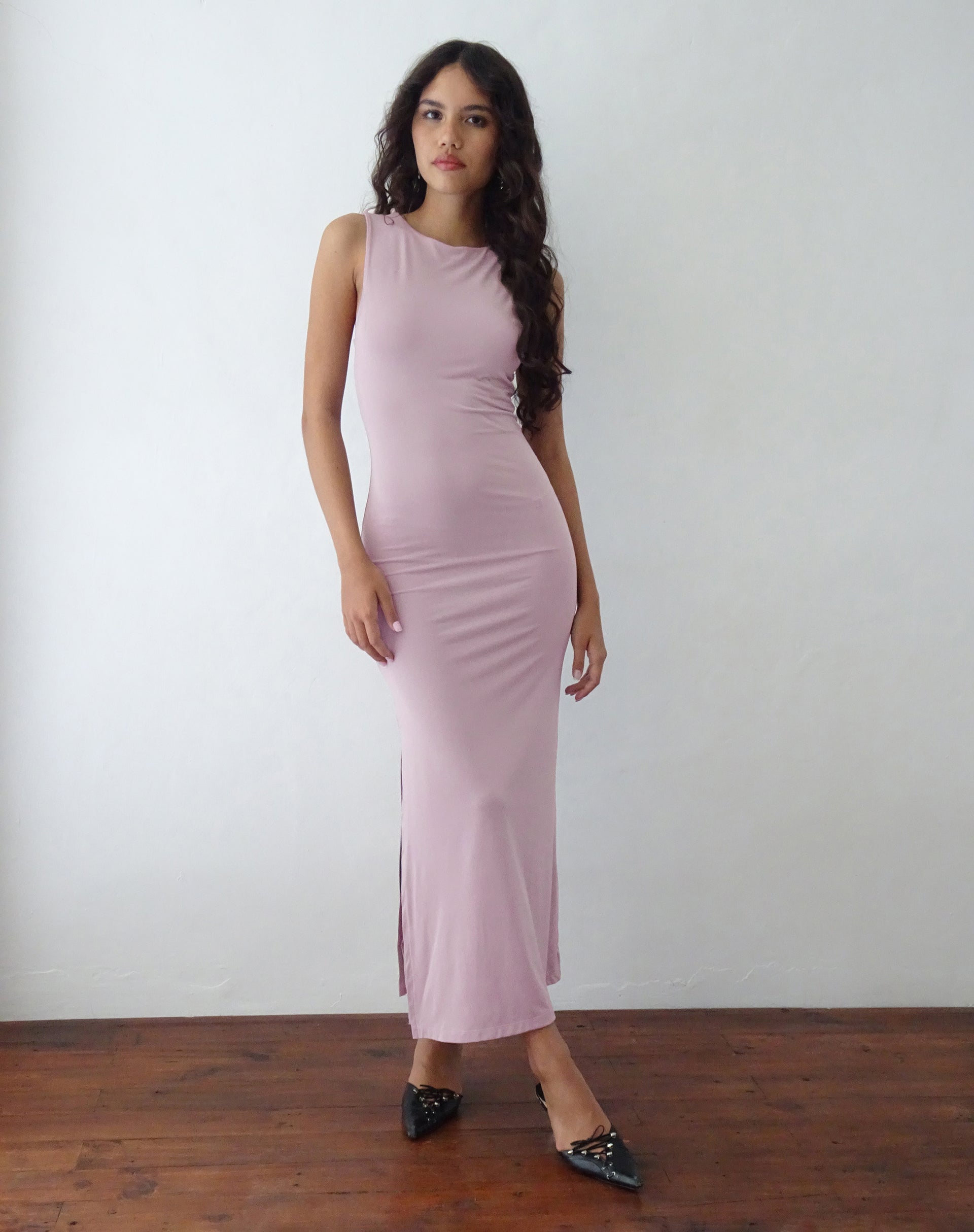 Bild von Flo Maxikleid in Slinky Light Mauve