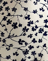 Grunge Floral Flock Creme