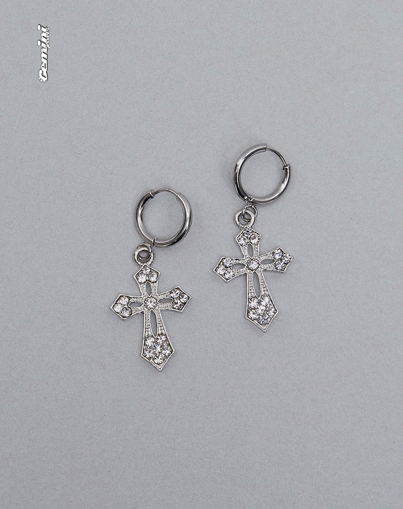 Bild von Gaia Cross Ohrringe von Gemini Jewels