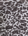 Jersey verschwommener Leopard grau