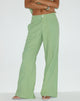 Image von Saucy Trouser aus Leinen Minty Green
