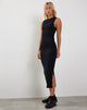 Image of Gelena Midikleid in Schwarz