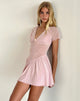 Image of Geni Minikleid aus Mesh Baby Rosa