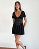Bild von Geni Mini Dress in Regal Lace Black