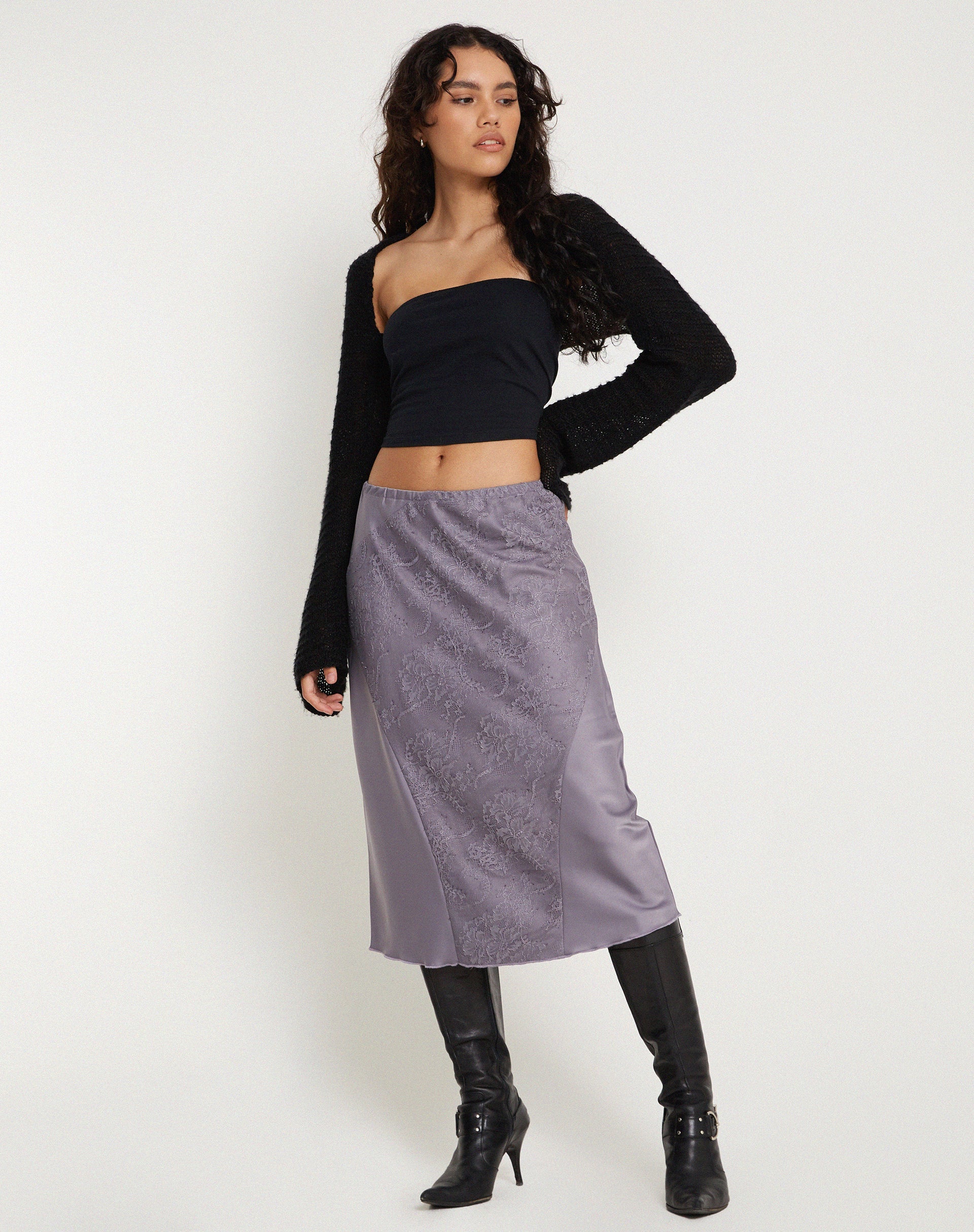 IMAGE OF Goyara Midirock aus Satin Grey Ridge