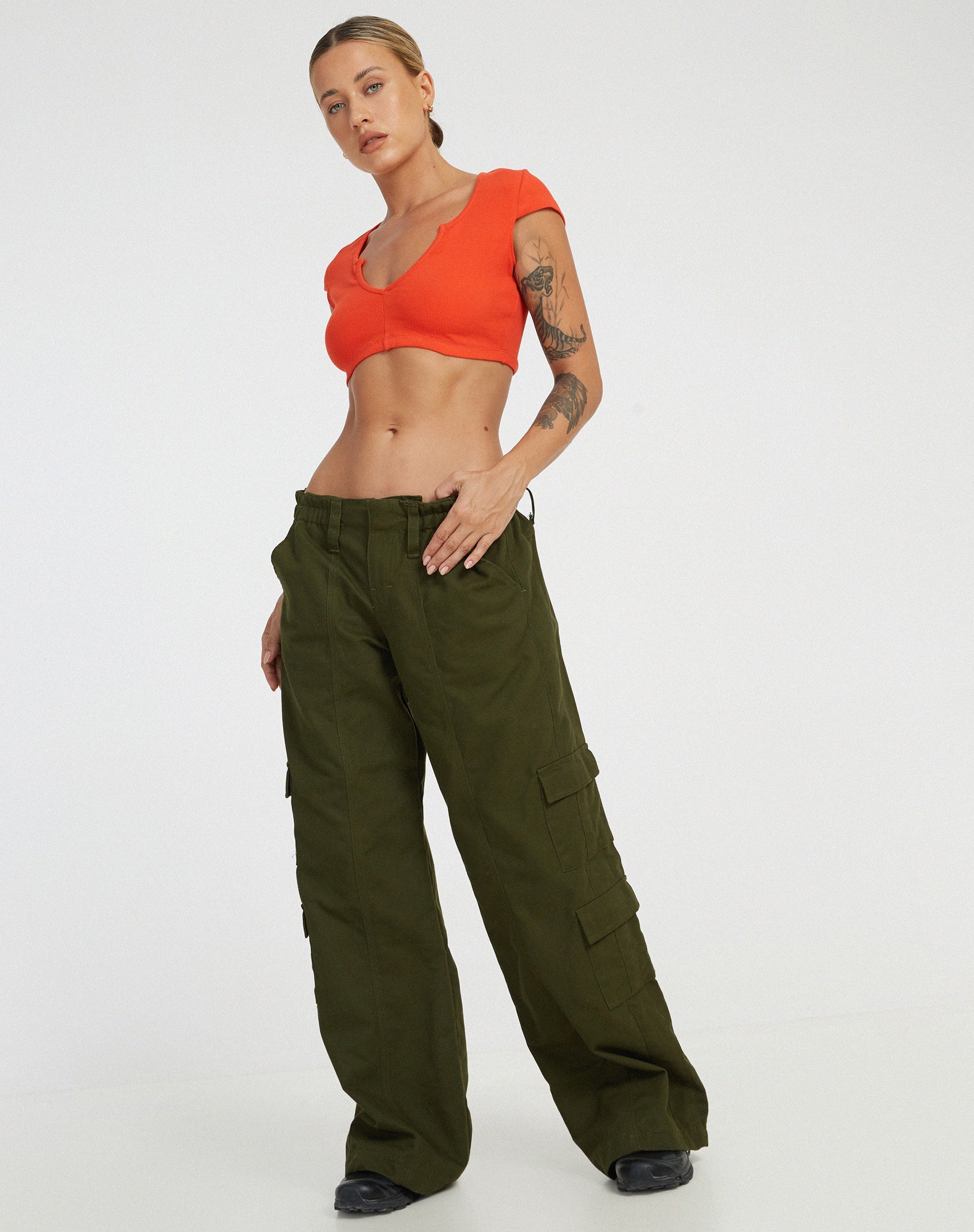 Bild von Guanna Crop Top in Rot