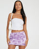 Abbildung des Guida Minirock in Rose Flock Lilac