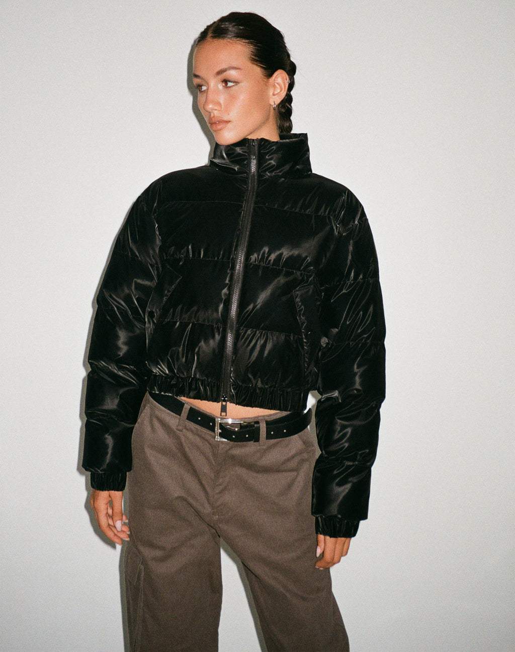 Guntur Puffa Jacke in Schwarz