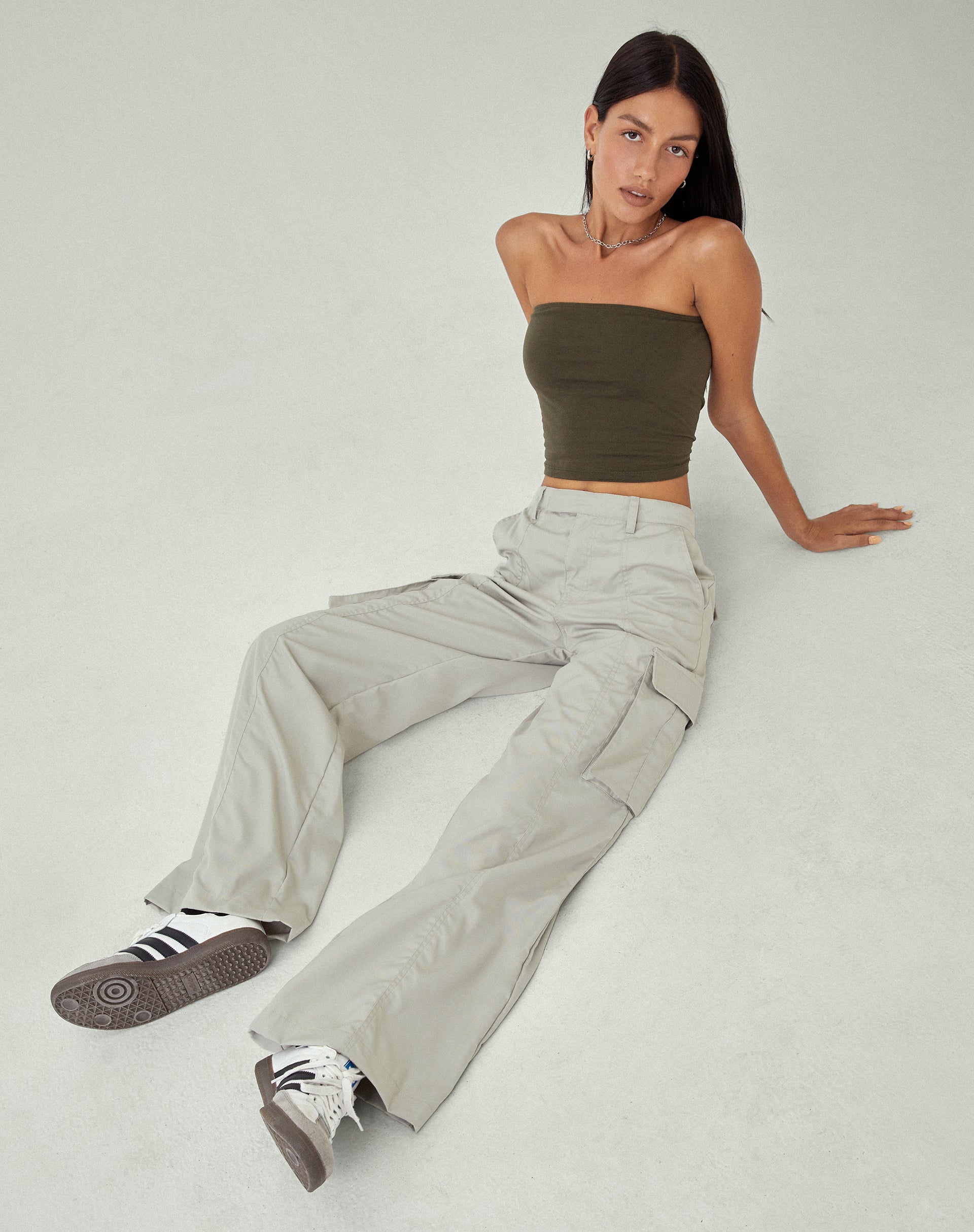 Calix Cargo-Hose mit weitem Bein in Hafer