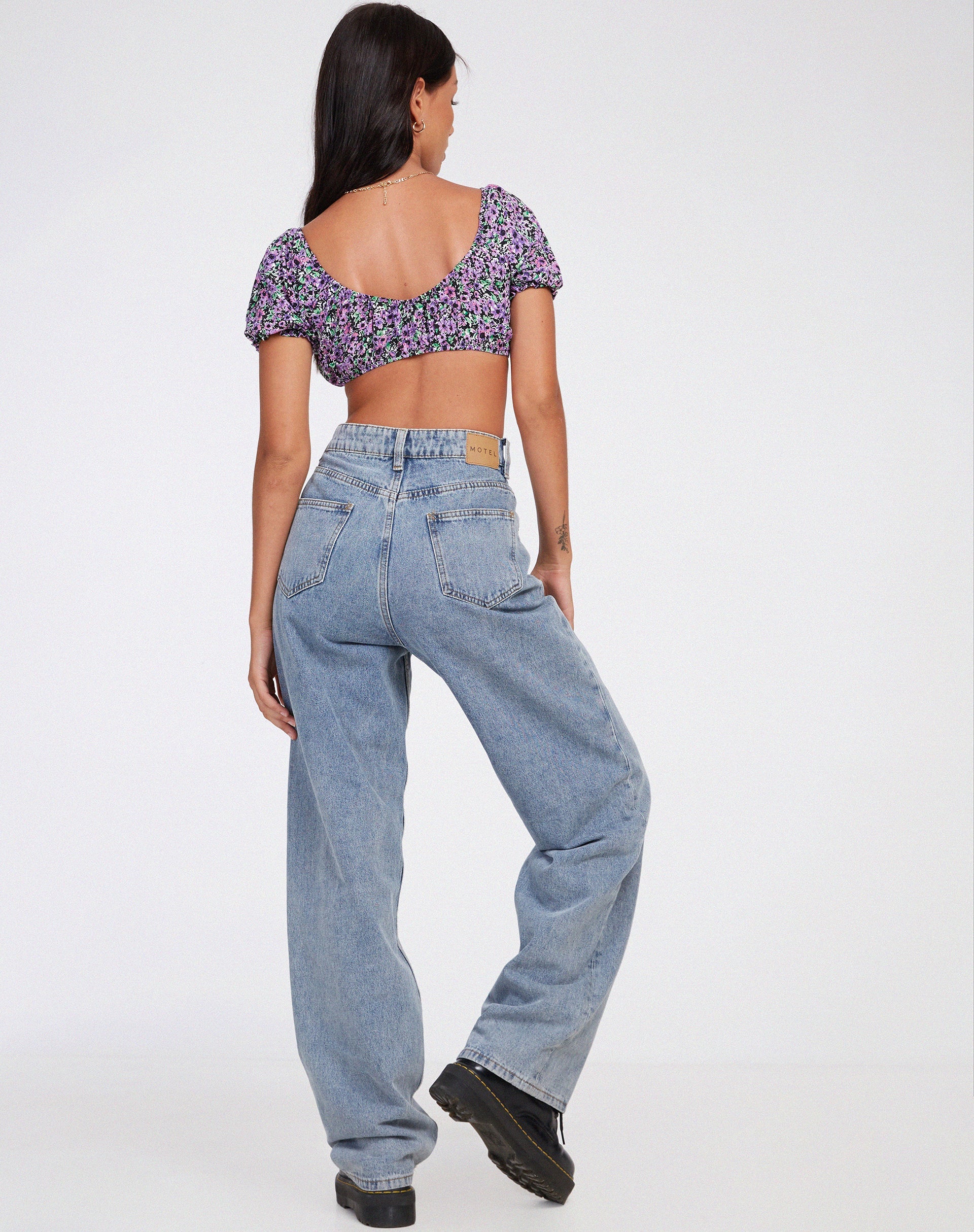 Bild von Haenji Crop Top in Lilac Blossom
