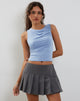 Image of Hagne Vest Top in Kornblumenblau