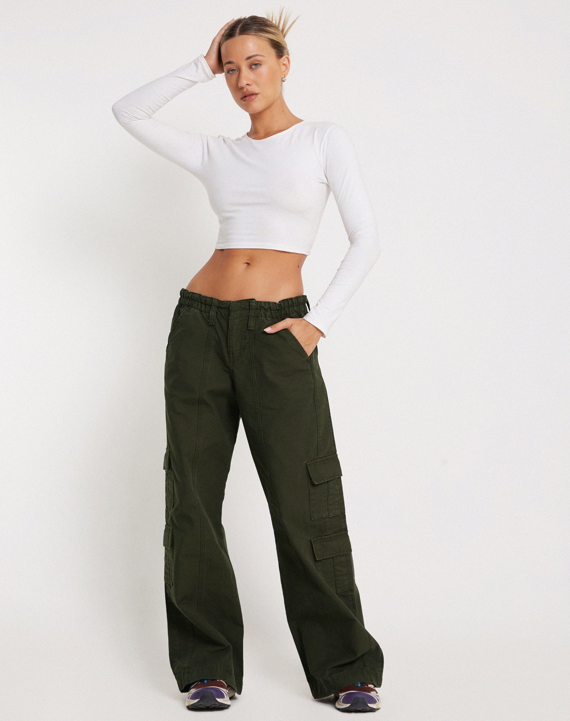 Image der Hansa Cargo-Hose in Dunkel-Olive