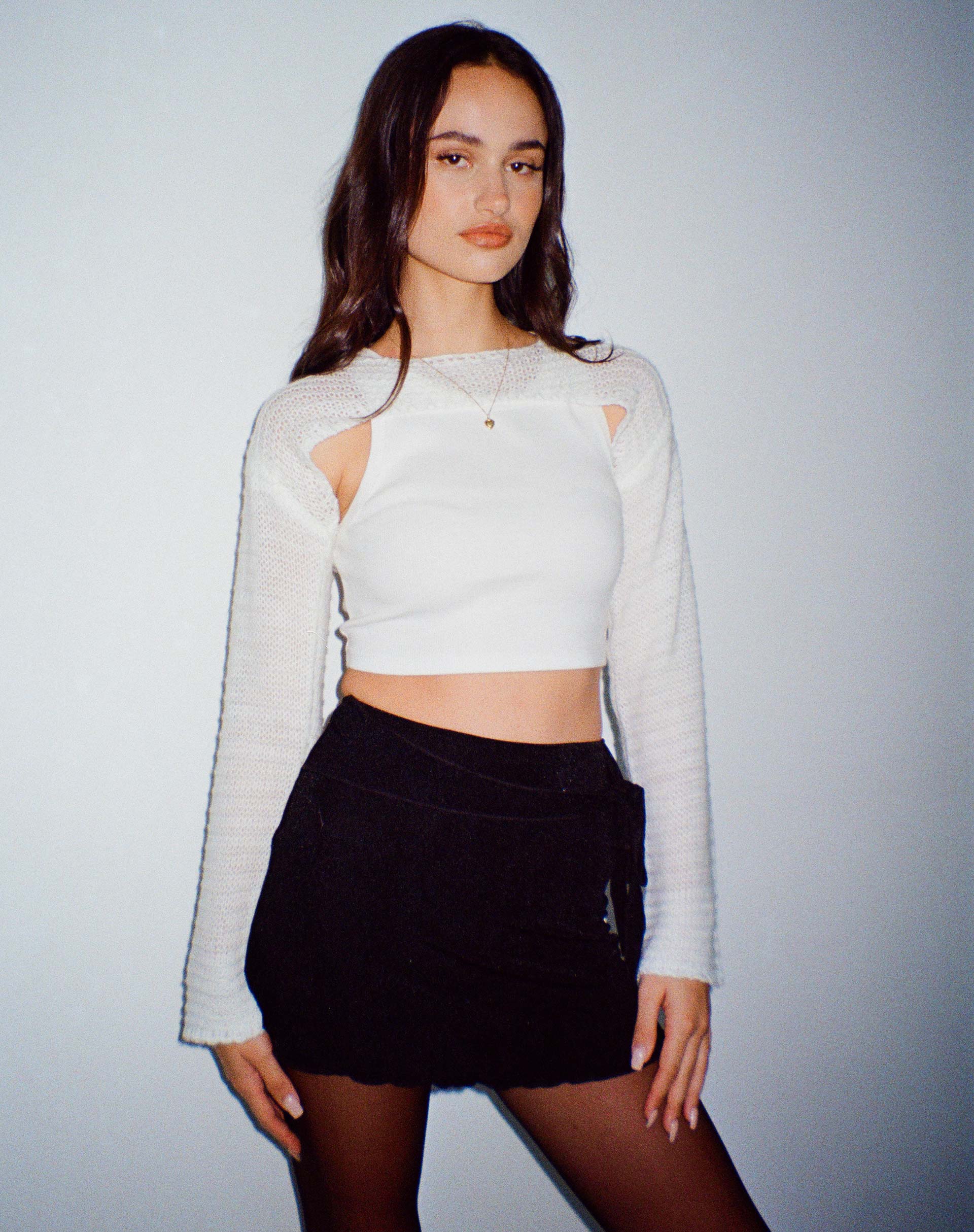 Bild von Hantaro Bolero Top in Elfenbein