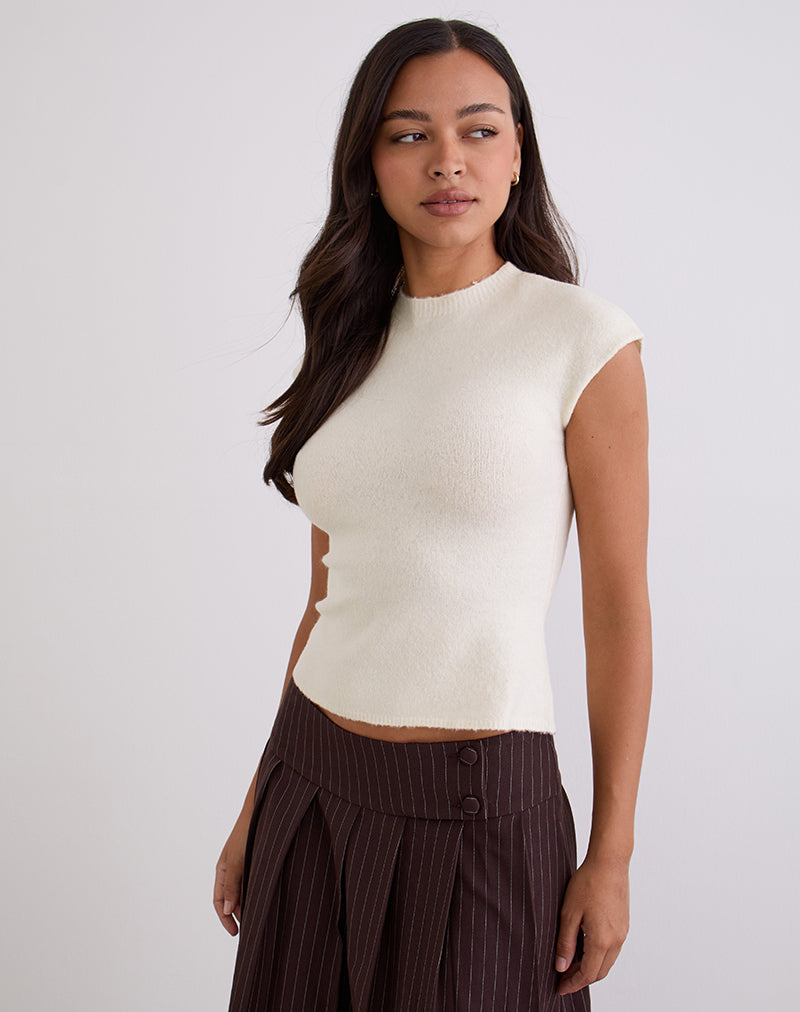 Bild von Hanuva Top in Strick-Creme
