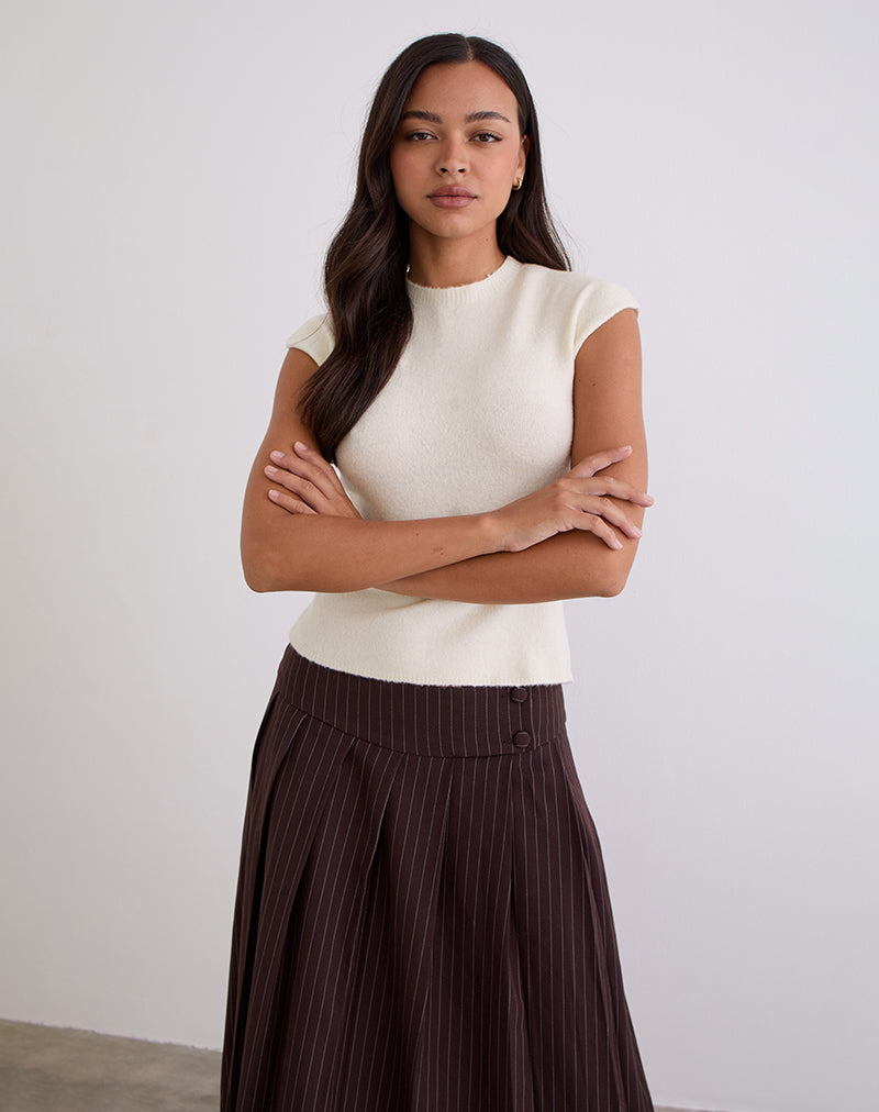 Bild von Hanuva Top in Strick-Creme