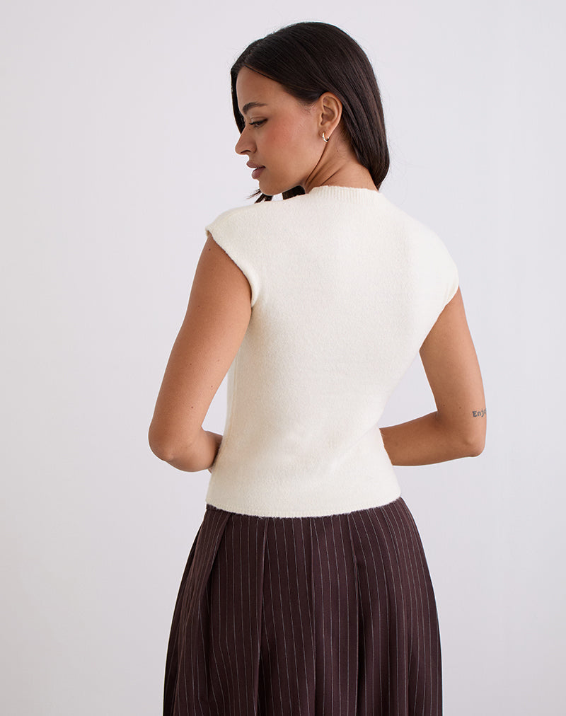 Bild von Hanuva Top in Strick-Creme