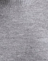Grau gestrickt