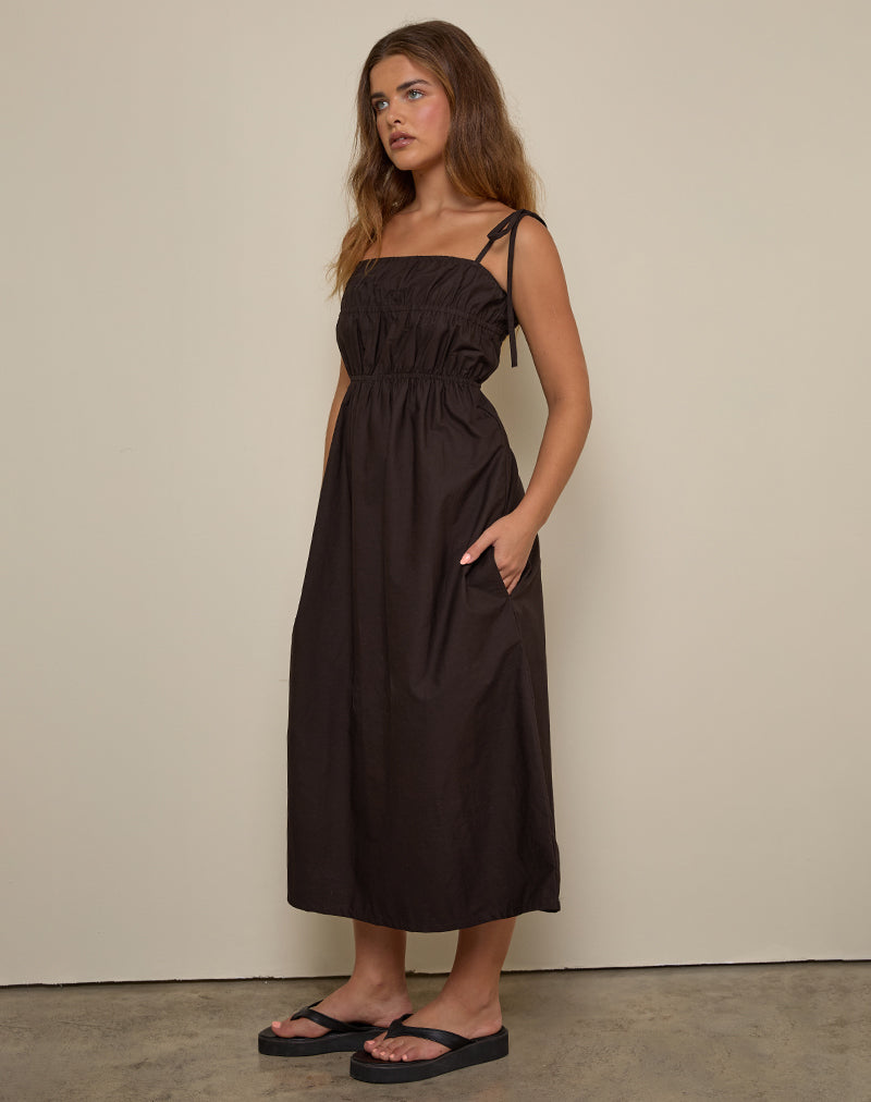 Image of Haruko Midikleid in Bitterschokolade