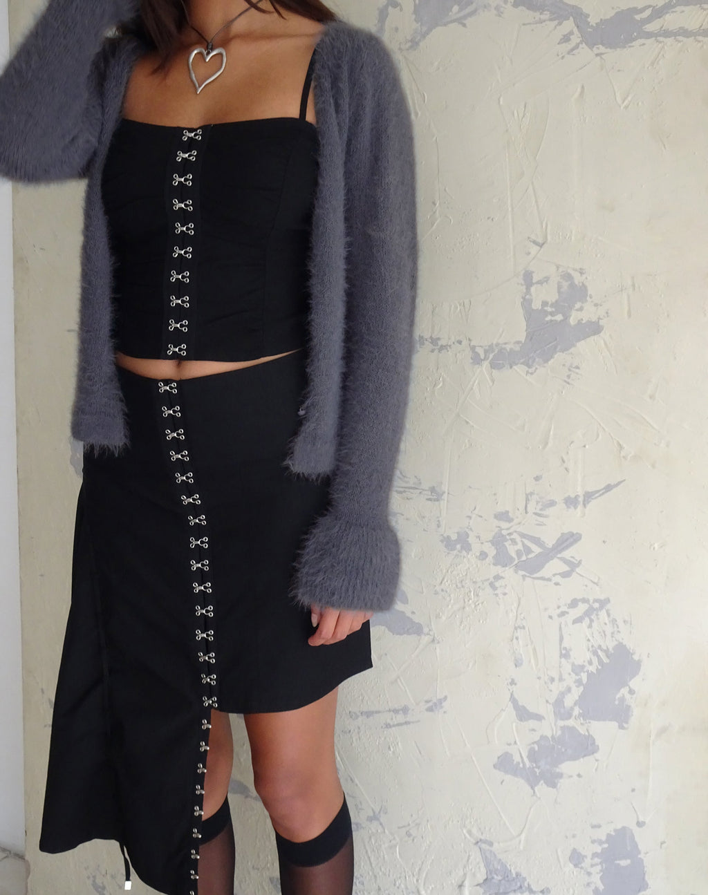 Kazka Cardi in Grau Blau