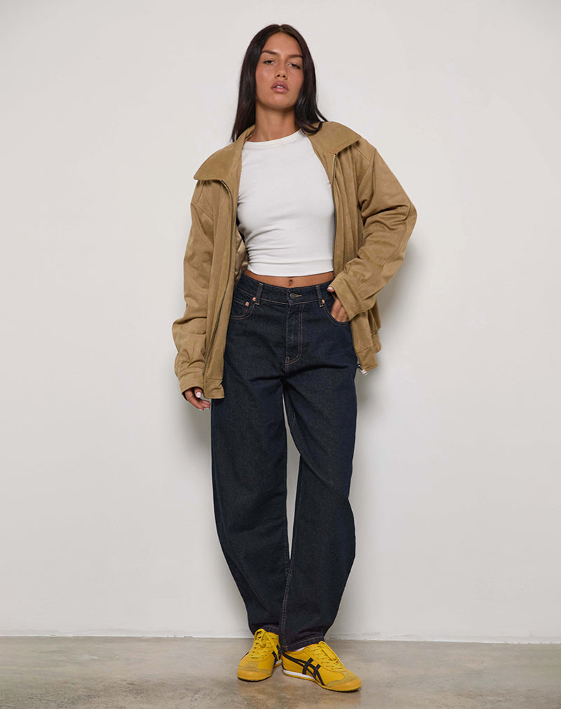 Bild von High Rise Barrel Jean in Indigo