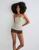 Image von Hisana Bandeau Top in Streifen gelb