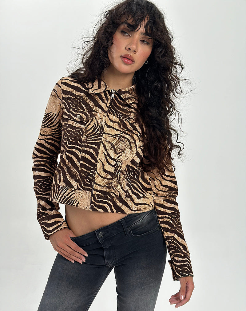 Image of Hoshi Jacke mit Wild Animal Print
