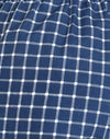 Marineblaue Tartan Popeline