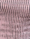 Streifen aus strukturiertem Mesh Soft Pink