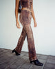 Abbildung der Agosta Flare Trouser in Photo Brown
